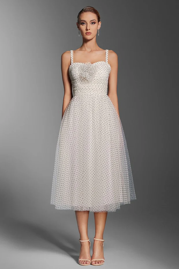 POLKA DOT TULLE DRESS