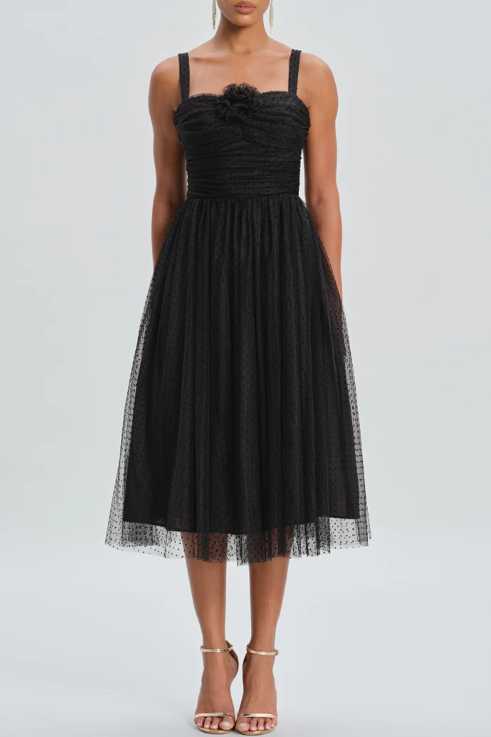 POLKA DOT TULLE DRESS