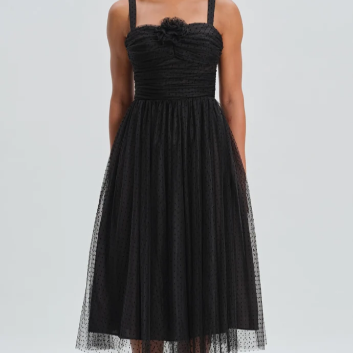 POLKA DOT TULLE DRESS