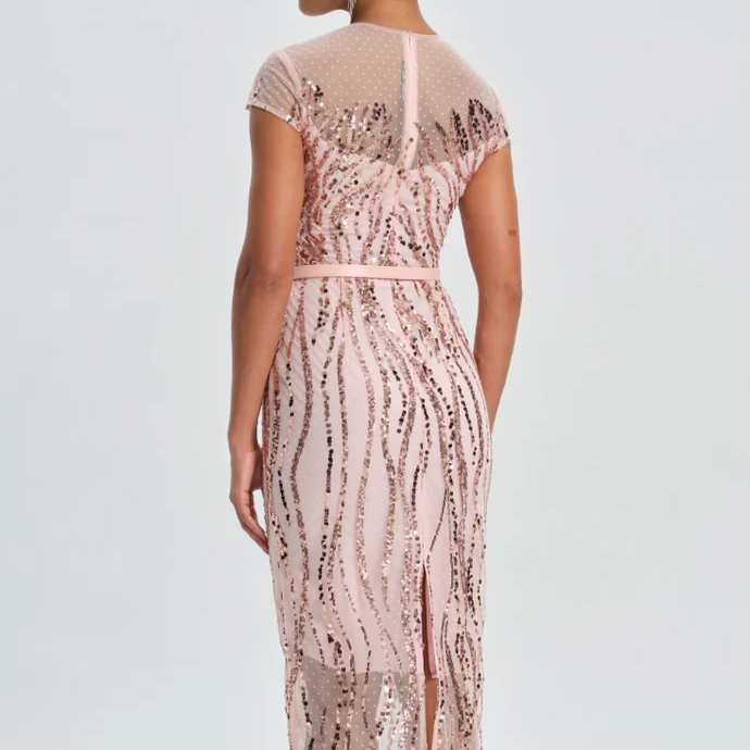 PETALS MIDI DRESS