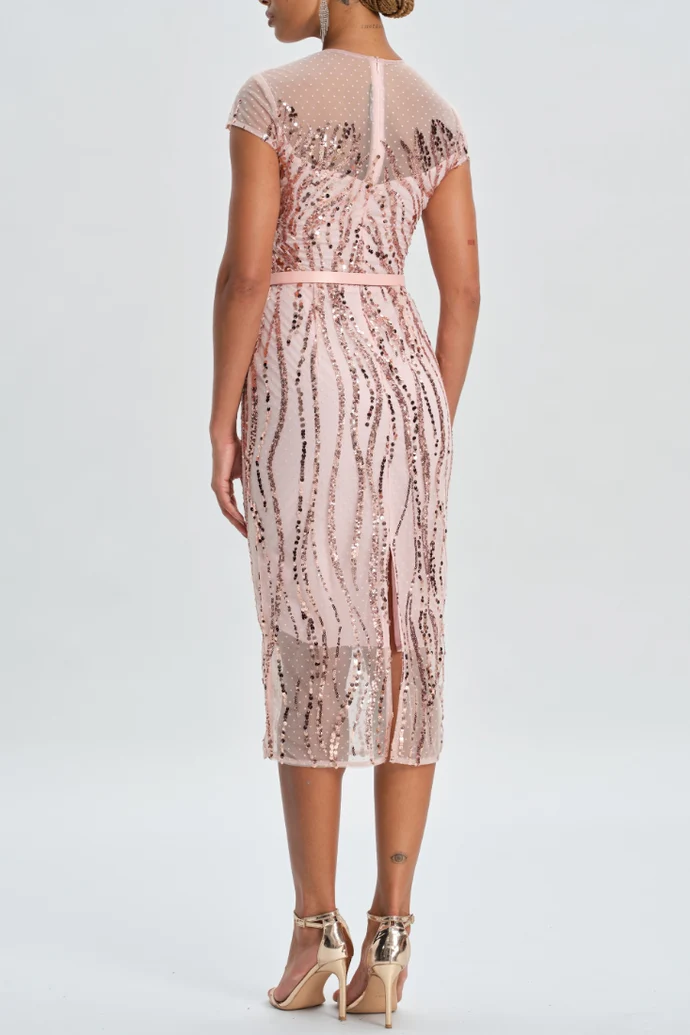 PETALS MIDI DRESS