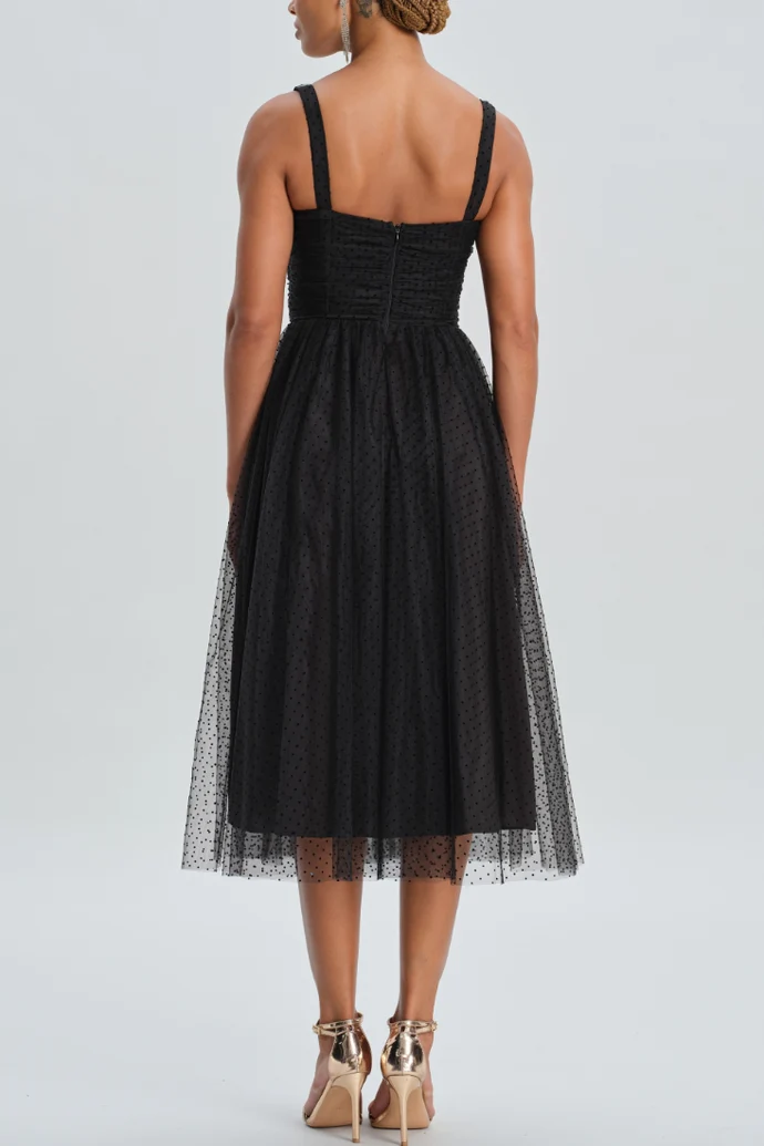 POLKA DOT TULLE DRESS