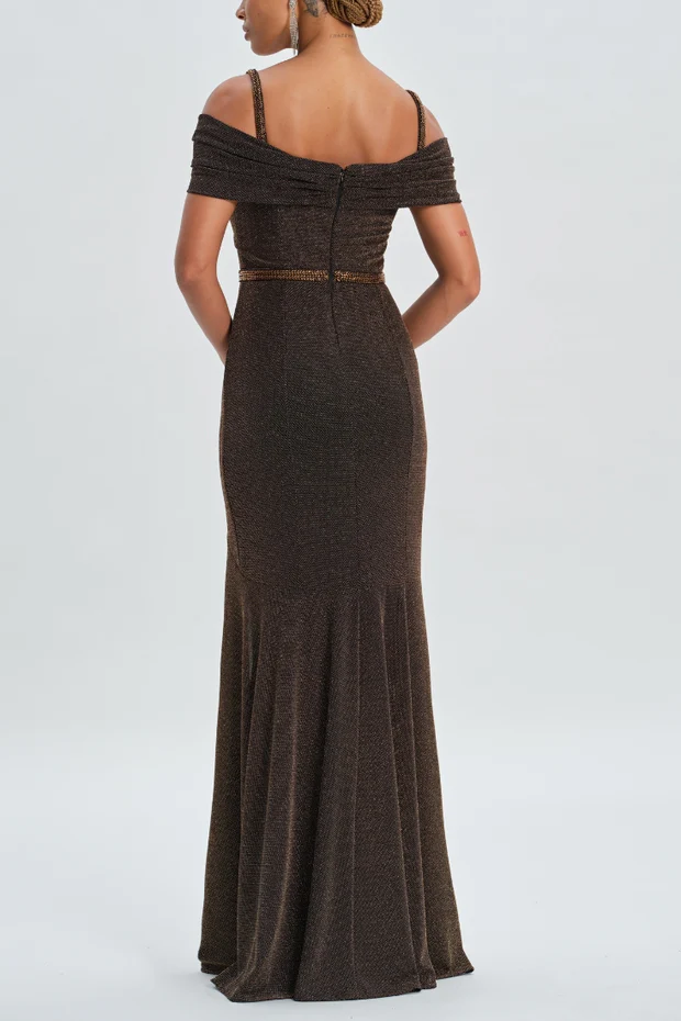 OFF SHOULDER MAXI DRESS