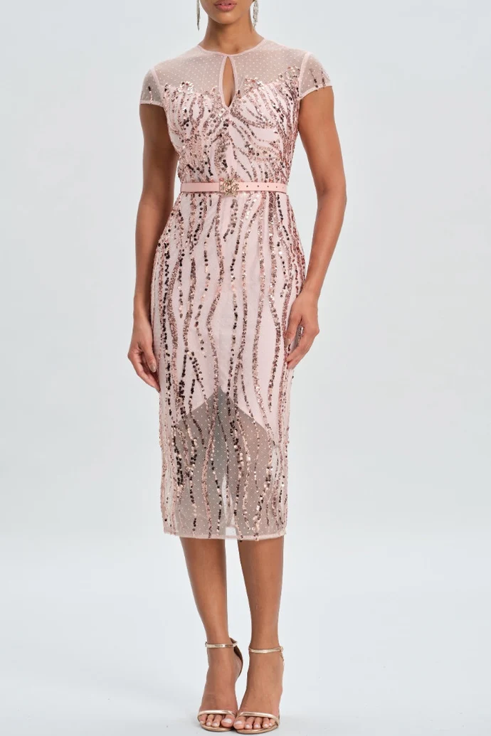 PETALS MIDI DRESS