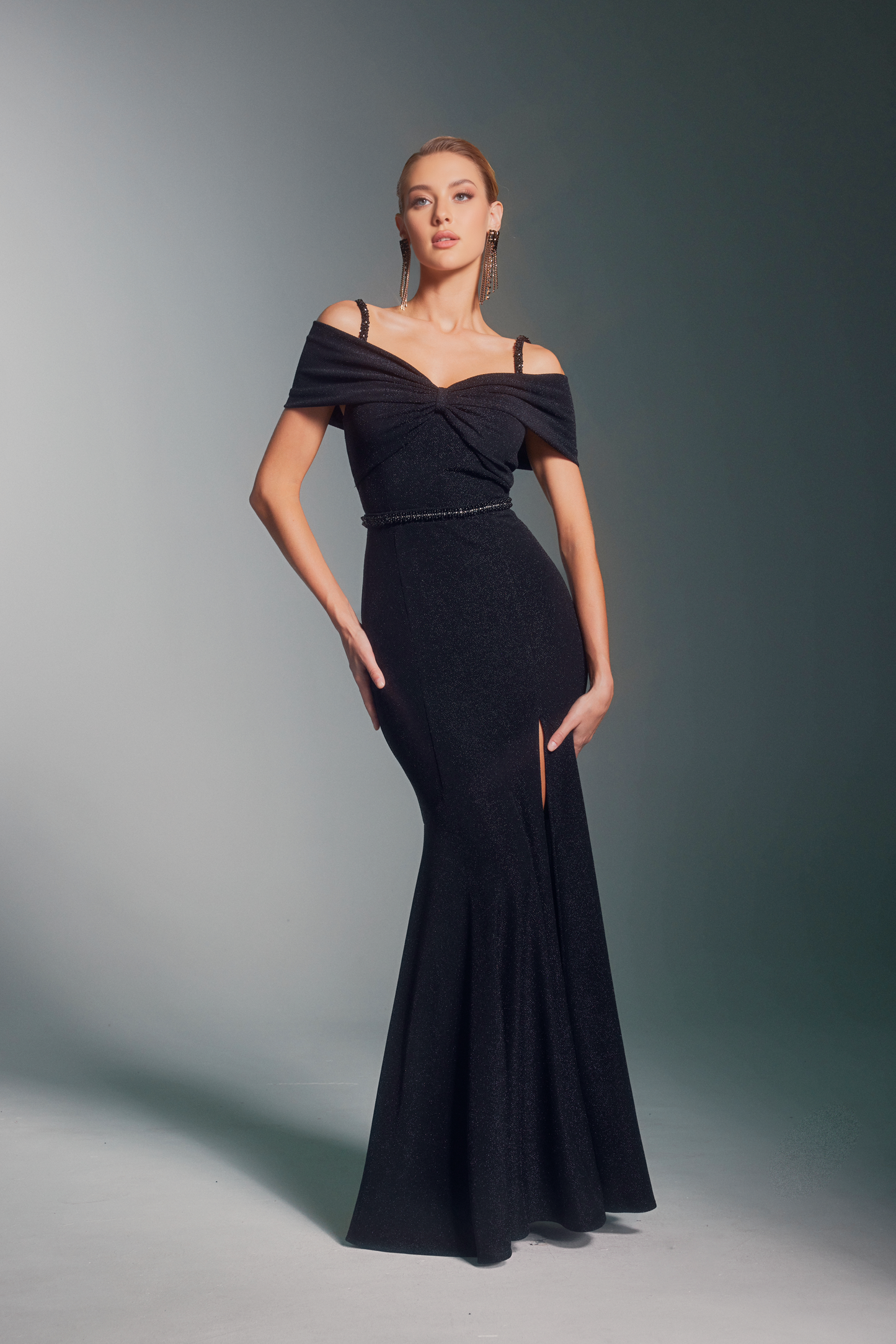 OFF SHOULDER MAXI DRESS