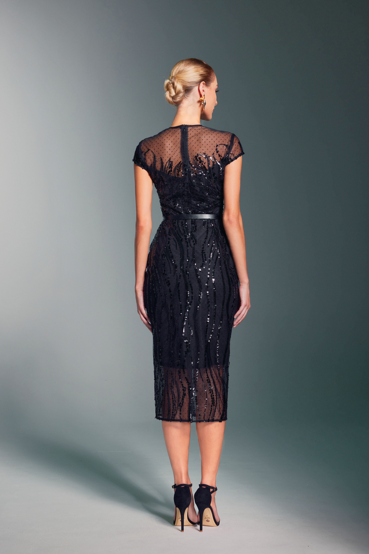 PETALS MIDI DRESS