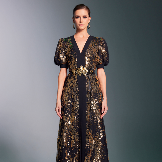 EMBELLISHED GOWN