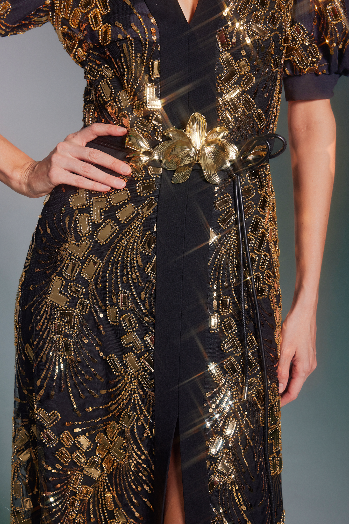 EMBELLISHED GOWN
