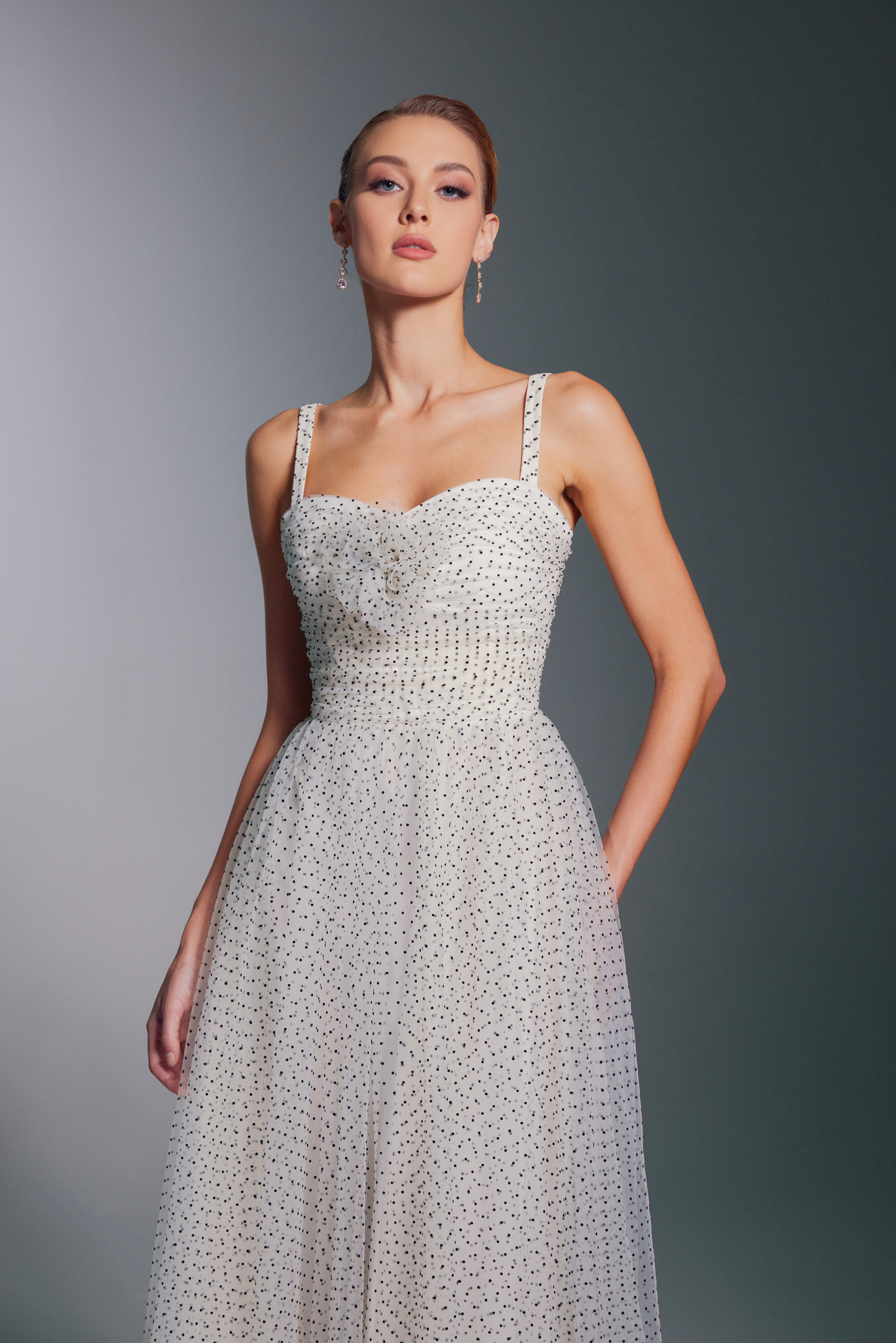 POLKA DOT TULLE DRESS