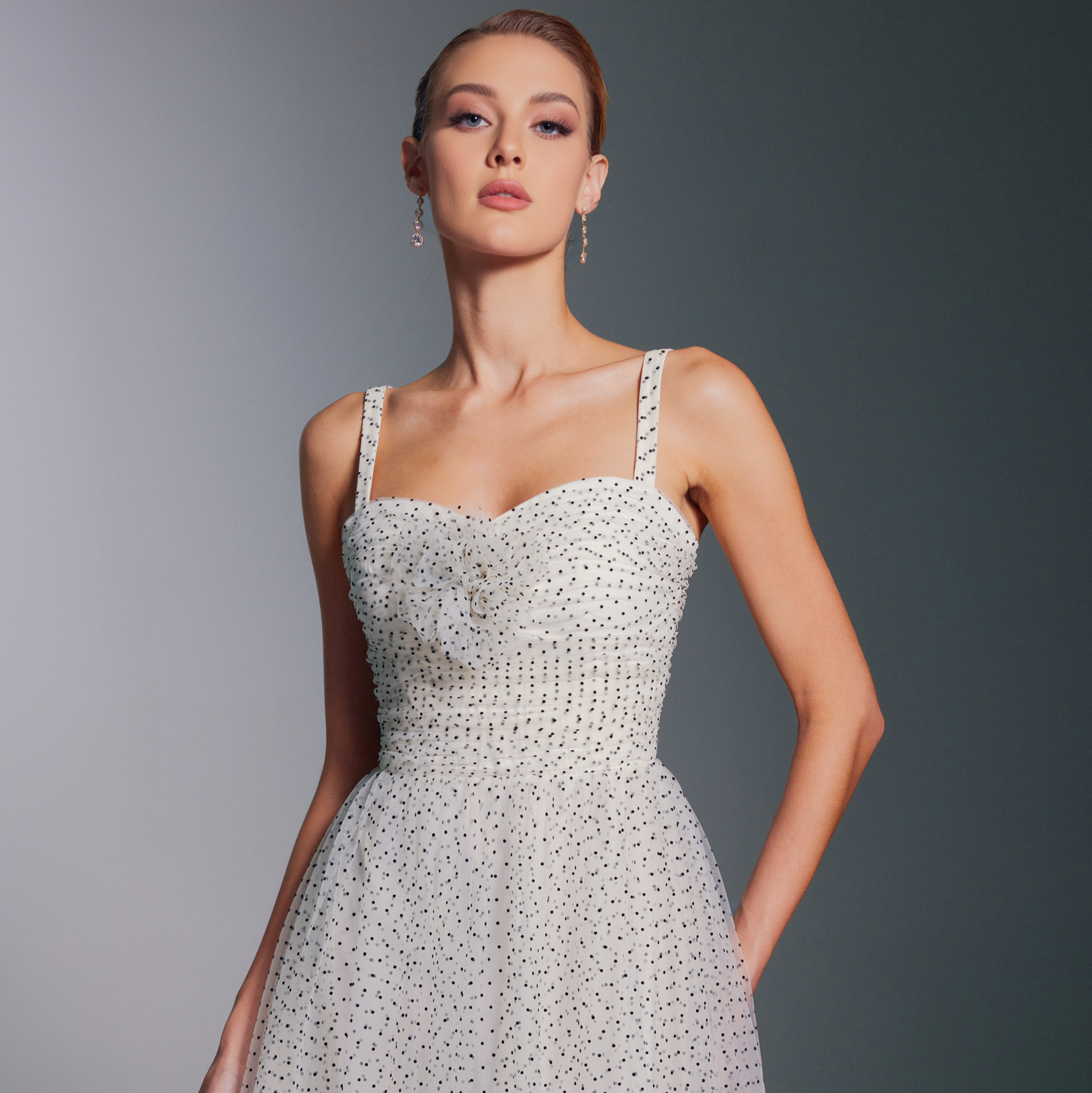 POLKA DOT TULLE DRESS