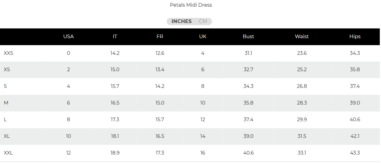 PETALS MIDI DRESS