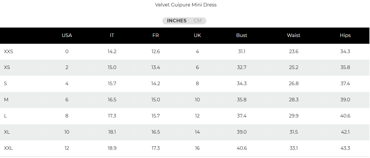 VELVET GUIPURE MINI DRESS
